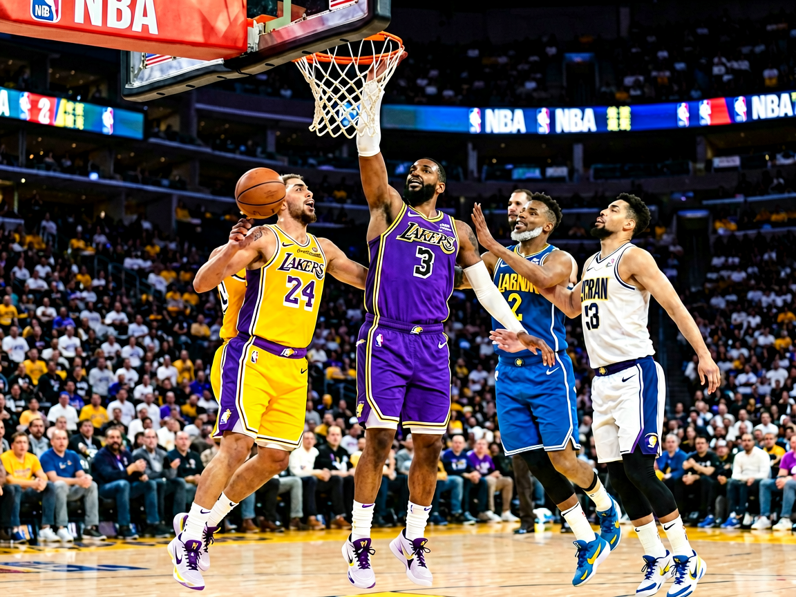 NBA篮球比赛精彩扣篮